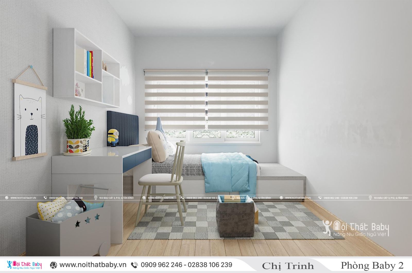 Thiết kế và thi công nội thất trọn gói hiện đại tại căn 104m2 Emerald Celadon City